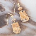 thumbnail image 2 of Picture Jasper Slab Earrings, 2 of 4
