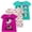 Green, variant on Disney Girls 3-Pack T-Shirts: Wide Variety Includes Minnie, Frozen, Princess, Moana