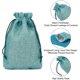 thumbnail image 4 of 24 bolsas de arpillera de 12 colores con cordón, para regalo, joyas, bodas, fiestas y manualidades. Medidas planas: 18 cm x 13 cm (7 x 5 pulgadas)., 4 of 6