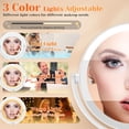 thumbnail image 3 of Espejo de maquillaje vpu Vanity con aumento de 10 x 1 x 1 x, con luces y soporte, 3 of 8