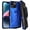 Blue, variant on Rome Tech for iPhone 14 Plus Case with Clip Holster - Shockproof, Kickstand, Red