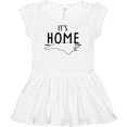 thumbnail image 3 of Inktastic It's Home- State of North Carolina Outline Girls Baby Dress, 3 of 5