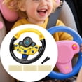 thumbnail image 4 of Volante de juguete para niños, volante redondo interactivo para conducir, juego de coches para niños Amarillo, 4 of 8