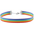 thumbnail image 1 of Gargantilla de Color arcoíris para niña, collar de fiesta para clavícula, cadena Vintage para mujer, joyería, 1 of 3