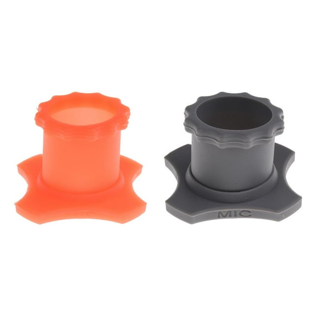 2 Coloque Soporte Deslizante de Micrófono Inalámbrico Antideslizante Antirollo de Proteccion shamjiam Rodillo de soporte de micrófono