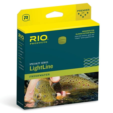 RIO Lightline Weight Forward Double Taper Floating Fly Line - All (Best Double Taper Fly Line)