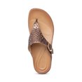 thumbnail image 4 of Aetrex Women's Rita Orthopedic Water-Friendly Thong Sandals for Women Vacation, 4 of 5