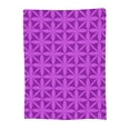 thumbnail image 1 of Geometric Seamless Repeating Curves Pattern Throw Blanket, Super Soft Anti-Pilling Flannel Bed Blankets, 50"x40", 1 of 8