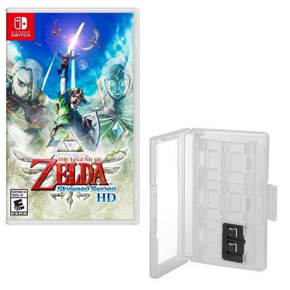 Zelda Skyward Sward With Hard Shell 12 Game Caddy, Nintendo Switch