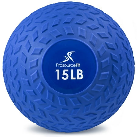 ProsourceFit Tread Slam Ball 10 lb  Blue