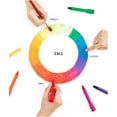thumbnail image 3 of Set de crayones AMOS Silky Art de 24 colores, premium, no tóxicos, 3 of 4
