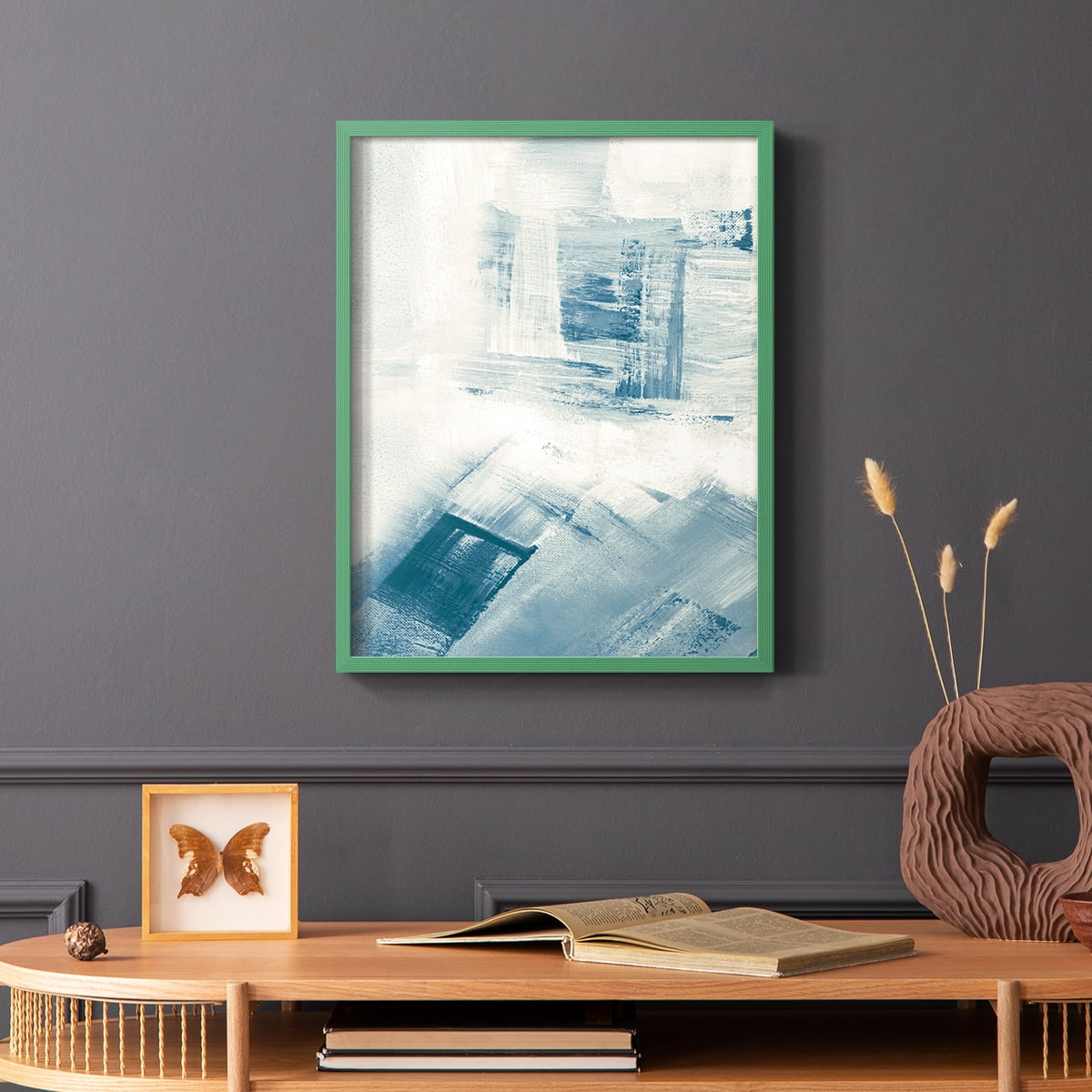 Wind Blown II Framed Print - Solid Wood in Single Picture Frame Solid Wood 2 Framed Print