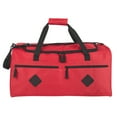 thumbnail image 2 of 24 Inch 55 Liter Multi Pocket Duffel Bag for Men, Women, Sports, Gym, Traveling and Commuting in Red, 2 of 7