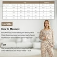 thumbnail image 3 of Loritta Secret 2 Pieces Womens Pajamas Sets Comfy Printed Loungewear Sets Woman with Pockets,S-2XL, 3 of 6