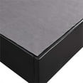 thumbnail image 4 of Bowery Hill Transitional Faux Leather Fabric Queen Platform Bed in Black, 4 of 10