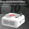 thumbnail image 2 of Retro Vinyl Record Bluetooth Speaker Mini Vintage Surround Sound Music Box Wireless Handsfree Call MP3 Player CD Player, 2 of 9