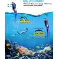 thumbnail image 3 of Greatever Dry Snorkel Set,With Panoramic Wide View,Anti-Fog Scuba Diving Mask,Professional Snorkeling Gear, 3 of 7