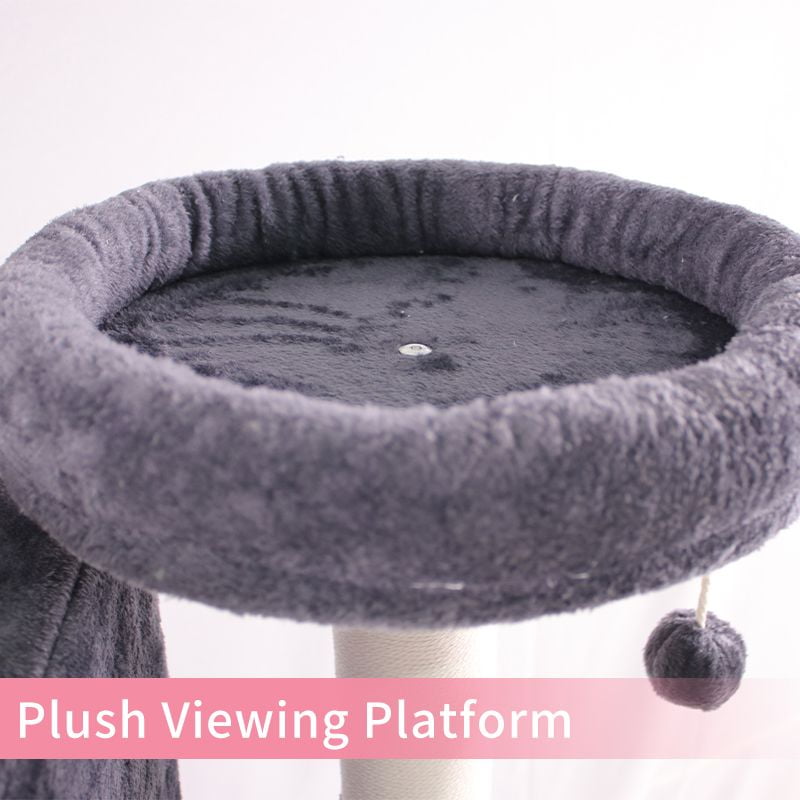 Cat Tree 67 Inch Multi-Level Large Tall Cat Tower with 3 Plush Top Perches,4 Sisal Scratching Post Cat Condo Play House Kitty Activity Center
