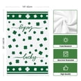 thumbnail image 7 of Sm:)e Green Shamrock Wish Blessed Lucky Saint Patricks Day Kitchen Towels 18x26 Set of 4, 7 of 7