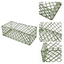 Moluckfu Floral Foams Cages Green Plastic 5Pcs Simple Design