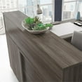 thumbnail image 4 of Sauder Affirm Engineered Wood Reception Station Hutch in Hudson Elm/Brown, 4 of 6