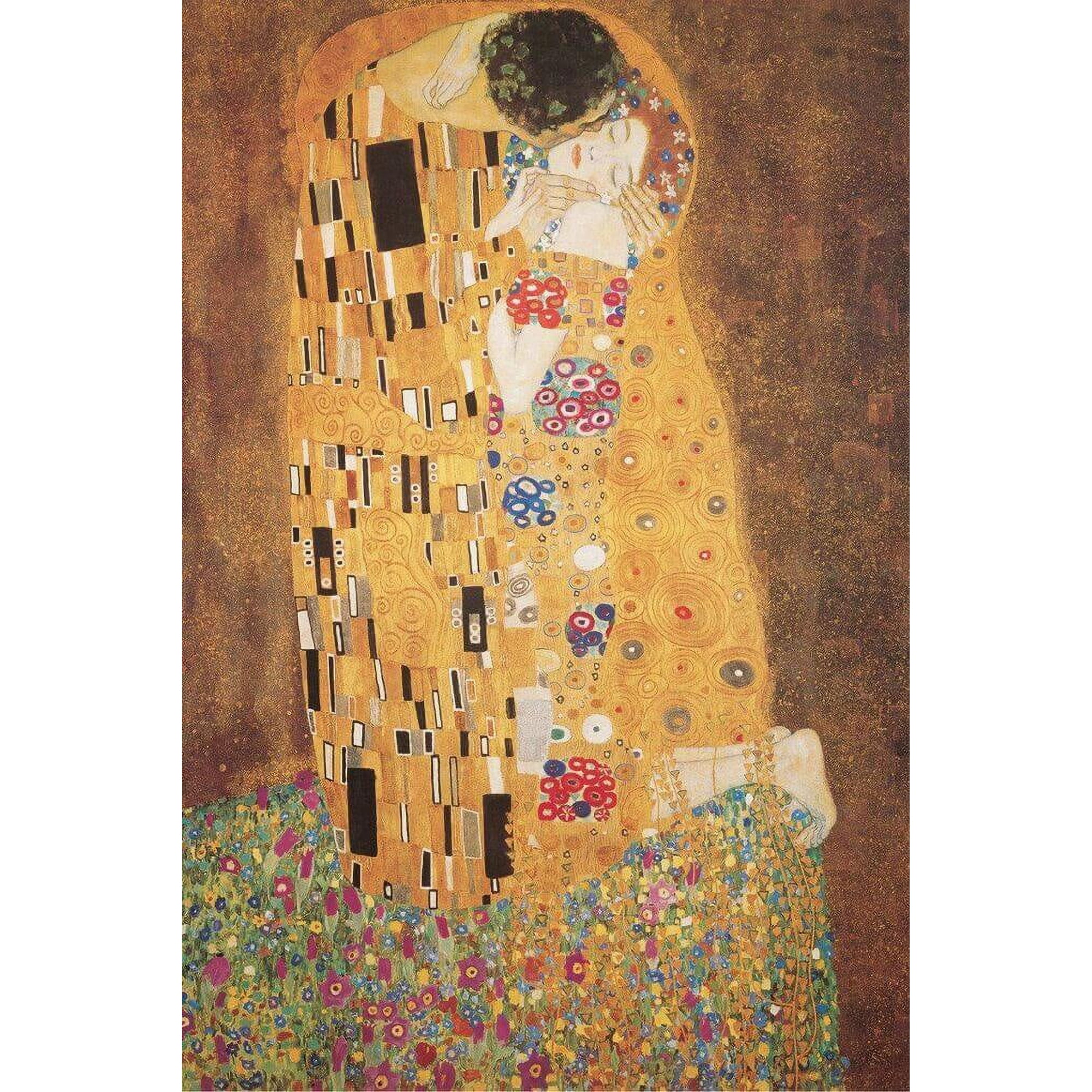 Gustav Klimt The Kiss 1908 Austrian Symbolist Painter Golden Period Art Nouveau Print Art Print Poster 24x36
