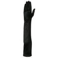 thumbnail image 2 of Satin Black Dress Opera Gloves, 2 of 2