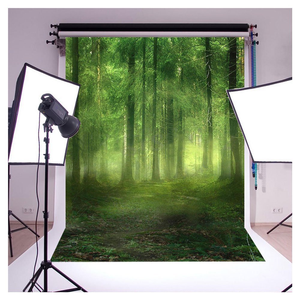 Photo Background Cloth Wall Backdrop Prints Decor Forest Road