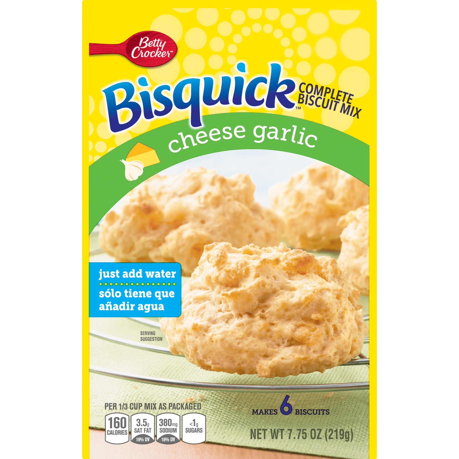 3 Pack Betty Crocker Bisquick Cheese Garlic Complete Biscuit Mix 7 75 Oz Walmart Com Walmart Com