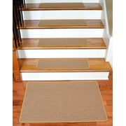 Stair Treads Set Of 13 Dean Serged Diy Carpet Stair Treads 27 X 9 Golden Camel Set