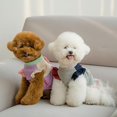 thumbnail image 3 of Vestido bonito de manga voladora para cachorros, ropa fina para mascotas, jersey cálido de otoño e invierno, camisa con parte inferior de peluche, ropa para perros a la moda, 3 of 5