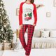 thumbnail image 1 of Disfraz Premium Conjunto de pijama de 2 piezas con estampado de árbol de Navidad para coche, traje diario informal (mujer roja-L) Kuymtek Rojo T L para Unisex, 1 of 7