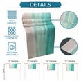 thumbnail image 6 of Turquoise Coastal Table Runner 36 Inches, Waves Summer Beach Ocean Sea Bed Runner Dresser Scarves Tabletop for Indoor Outdoor Parties/Ceremony/Banquet, 13"x 36", 6 of 9