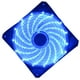 thumbnail image 3 of Inteprter 120mm LED Ultra silencioso computadora PC ventilador con cubierta 15 LEDs 12V Cpu disipador de calor enfriador ventilador de Juegos de teclado y mouse para computadora azul 12cm, 3 of 6