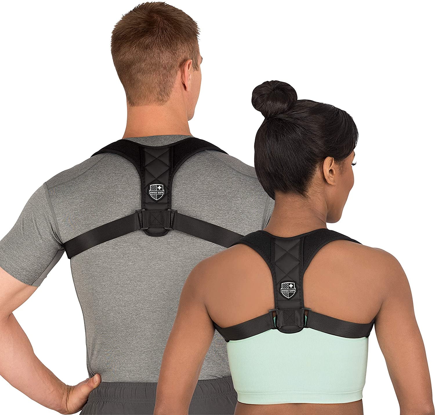 Swiss Safe Posture Corrector for Men/Women - Stylish & Discreet ...