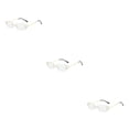 thumbnail image 1 of relayinert Rectangle Femmes Amour 400 Protection et Durabilité Longue Durée de Vie Quotidienne Grand Angle Ouvert Mode Blanc 3Ensemble, 1 of 6
