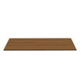thumbnail image 5 of Mondaria Composite Decking Flooring 96"x5.4"x0.9" (9-Piece) - with Clips, Screws for Outdoor DIY Flooring (Brown), 5 of 9