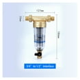 thumbnail image 1 of 40m High-efficiency Filtration Pre-filter Tap Water Household Whole House Central 3T Large Flow Pipe Backwashing Brass Filter, 1 of 7