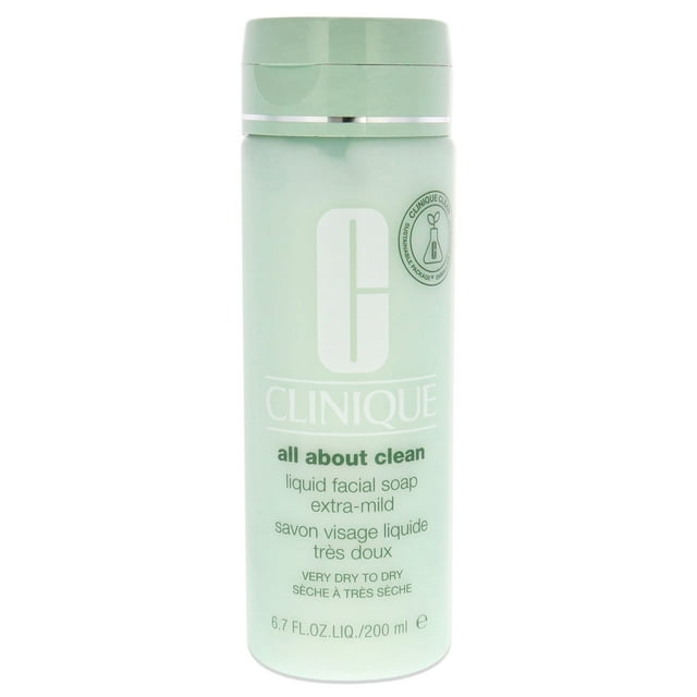 Jabón líquido facial extra suave All About Clean de Clinique para unisex - Jabón de 6,7 oz Clinique Jabón 6.7 oz