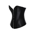 thumbnail image 2 of MISS MOLY Stain Sexy Corset Top Lace Up Strong Boned Fancy Burlesque Plus Size Black, 2 of 3
