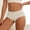 Blue, variant on Underwear for Women High Waisted Bikini Briefs High Cut Full Coverage Tummy Control Breathable Soft Stretch Hipster Briefs Beige M