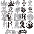 thumbnail image 2 of Troqueles de corte de Pesadilla antes de Navidad de Disney, troqueles de Halloween para hacer álbumes de recortes, tarjetas de papel, manualidades, novedad de 2023, 2 of 5