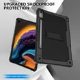thumbnail image 3 of FIEWESEY Case for Lenovo Tab P12 12.7 Inches Tablet Case,Heavy-Duty Drop-Proof Shockproof Hybrid Kids Protective Case for Lenovo tab P12/Xiaoxin Pad Pro 12.7" Tablet Case TB370FU/TB371FC (Black/Black), 3 of 7