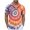 A Orange, variant on Men's Hawaiian Beach Short Sleeve Shirt, Button Down Shirts for Men polo Tee Shirts for Men Summer Beach Shirts Pink XL