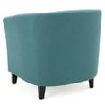 thumbnail image 3 of GDF Studio Naria Fabric Club Chair, Dark Teal, 3 of 6