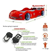 GT Lambo Kids Car Bed, Bedroom Furniture, Car Themed Bed for Boys Room