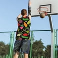 thumbnail image 5 of Sikiie Cartoon Vegetables Basketball Jersey Reversible Men's Mesh Athletic Sports Shirts Training Practice S-4XLSmall, 5 of 6