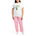 thumbnail image 4 of CafePress - Shenanigans Women's Light Pajamas - Women's Short Sleeve Print T-Shirt and Pants Light Cotton Pajama Set, 4 of 7