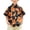 Orange, variant on Twczz Boys Hawaiian Shirts with Pocket- Casual Short Sleeve Button Down Summer Beach Floral Shirts Black Size 8