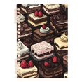 thumbnail image 7 of FORMRS 1-Subject Spiral Notebook 8" x 5" College Ruled 60 Refillable Sheet A5 Hard Cover, 2 Pack, Black Chocolate Cakes, 7 of 7